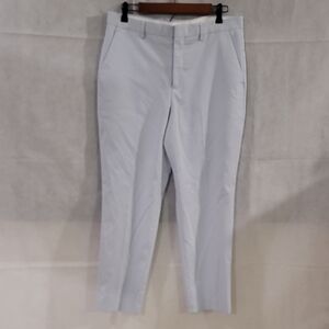 Express Men's Slim Fit Pastel Light Blue Dress Pants